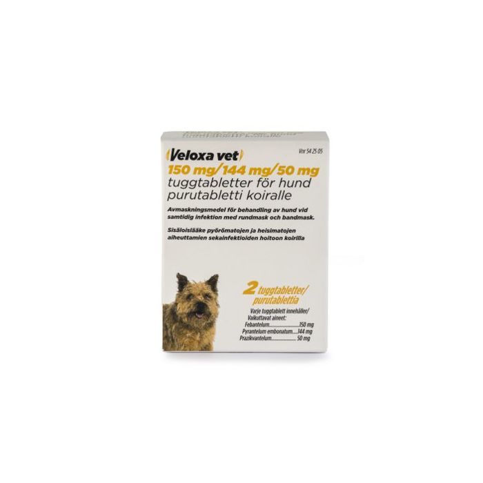 VELOXA VET 150/144/50 mg purutabl 2 fol bild 2