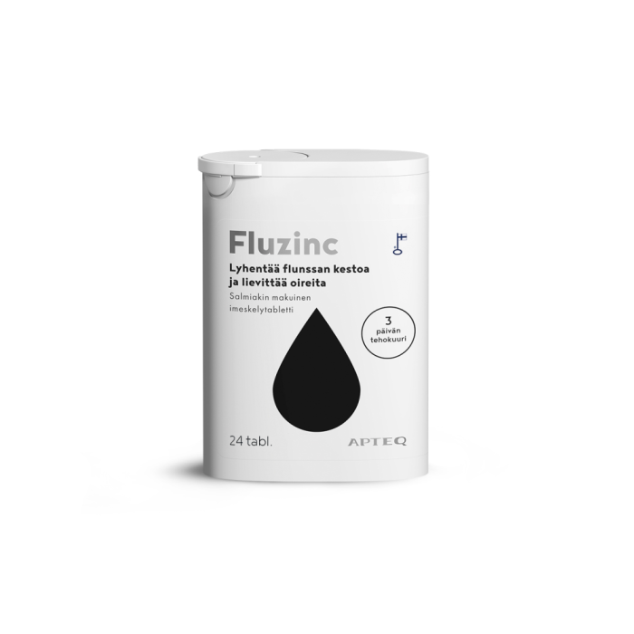 Apteq Fluzinc salmiakki 24 tabl bild 2