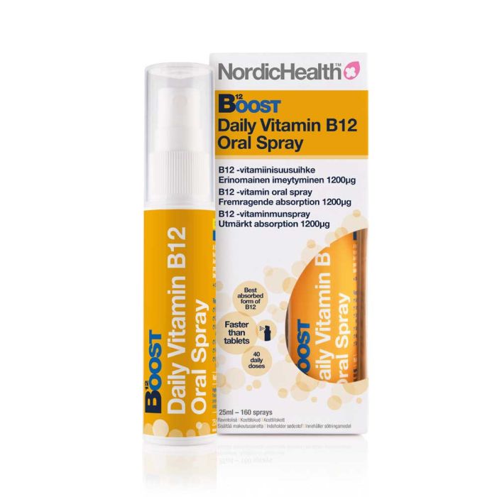 Nordic Health Boost B12-suihke 25 ml bild 2
