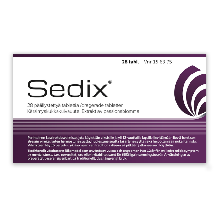 Sedix tabletti 200 mg R31589FI 28 fol