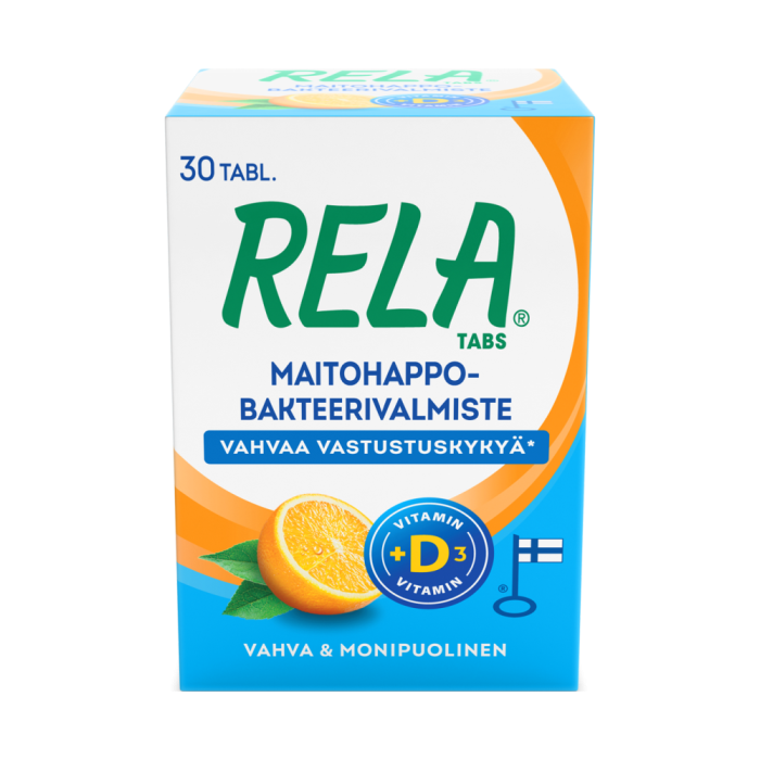 Rela Tabs  Appelsiini + D3 30 tabl bild 2