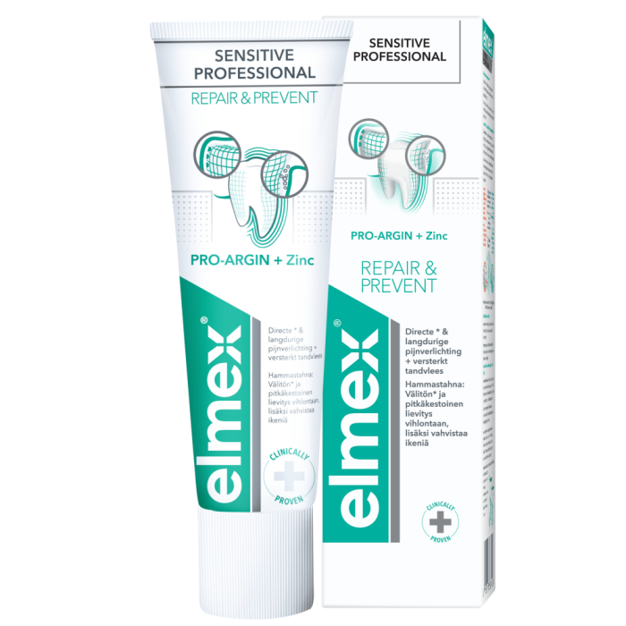 ELMEX SENSITIVE PROFESSIONAL HAMMASTAHNA REPAIR AND PREVENT  75 ML bild 3