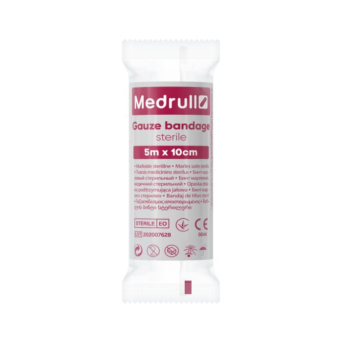 Medrull harsoside Gauze bandage steriili 10 cm x 5 m 1 kpl