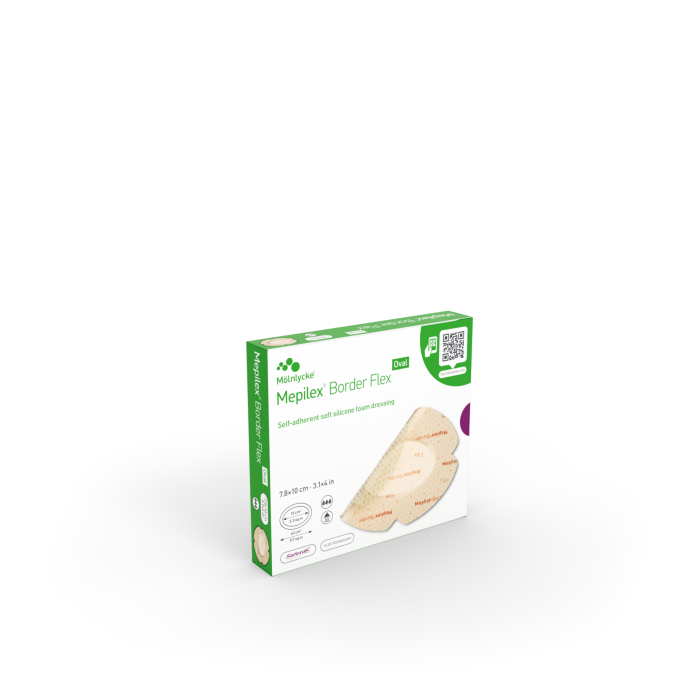 Mepilex Border Flex Oval 7,8 x 10 cm 5 kpl