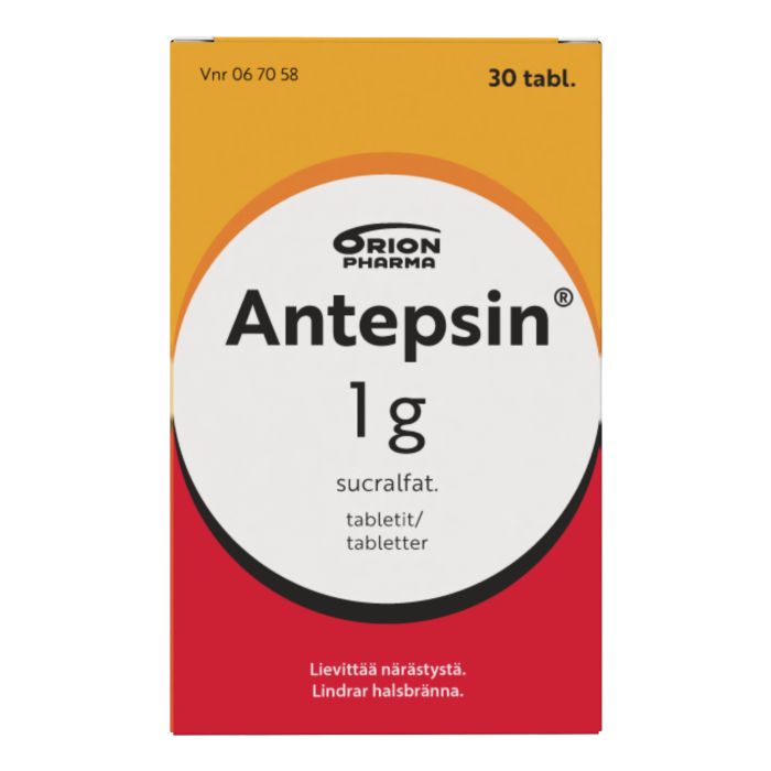 ANTEPSIN 1 g tabl 30 fol