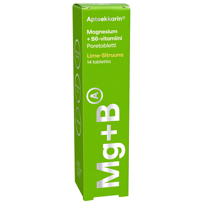 Apteekkarin Magnesium+ B6 poretabl  sitruuna 14 kpl bild 2