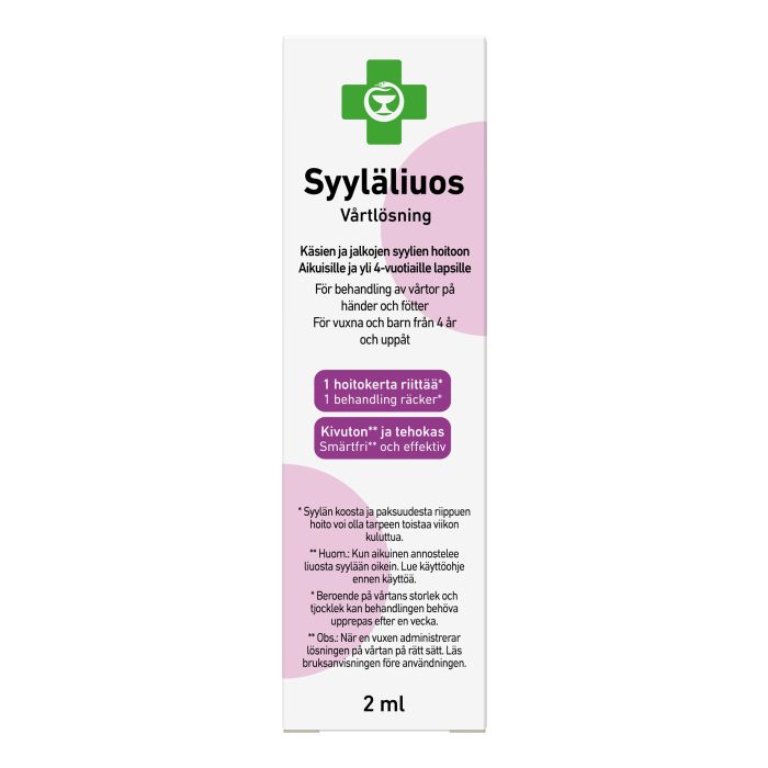 APTEEKKI Syyläliuos 2 ml