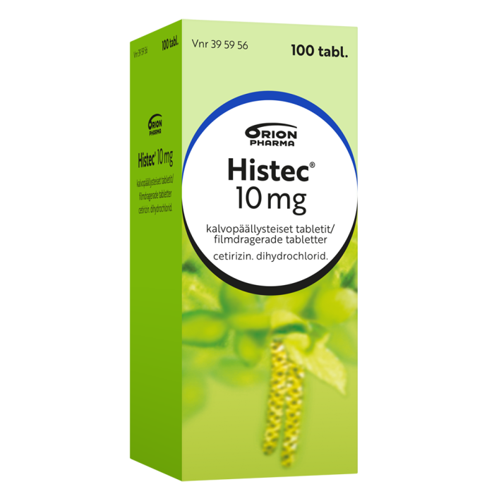 HISTEC 10 mg tabl, kalvopääll 100 fol bild 7