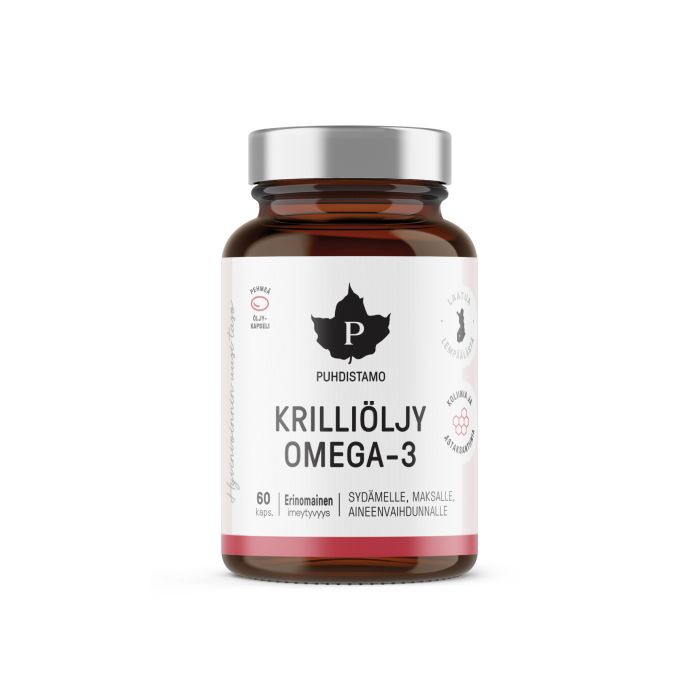 Puhdistamo Krilliöljy Omega-3 60 kap