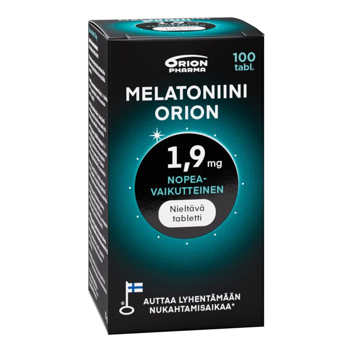 MELATONIINI ORION 1,9 MG NIELTÄVÄ 100 TABL bild 1