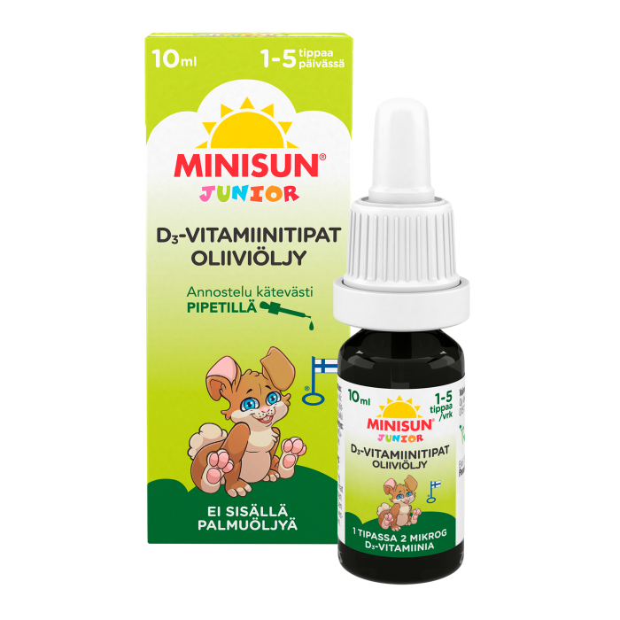 Minisun D-vitamiinioliiviöljytipat 10 ml bild 3