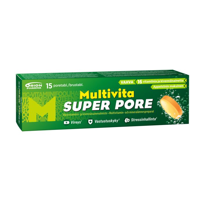 Multivita Super Pore monivitamiini 15 poretablettia bild 3
