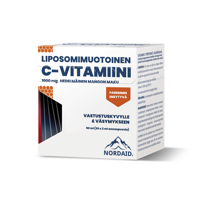 NORDAID LIPOSOMAALINEN C 1000 MG GEELI 90 ml