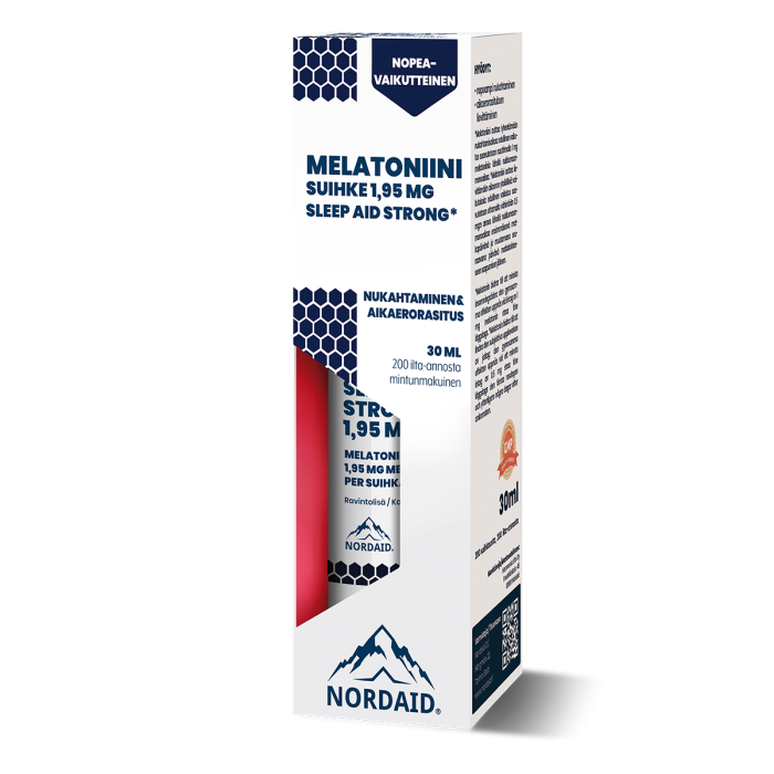 NORDAID SLEEP AID STRONG 1,95MG  MELATONIINISUIHKE 30 ml bild 2