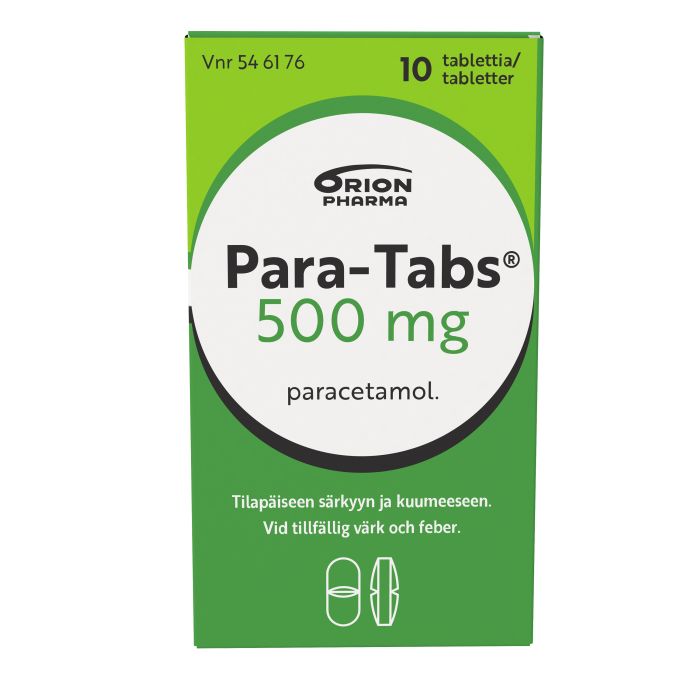 PARA-TABS 500 mg tabl 10 fol bild 2