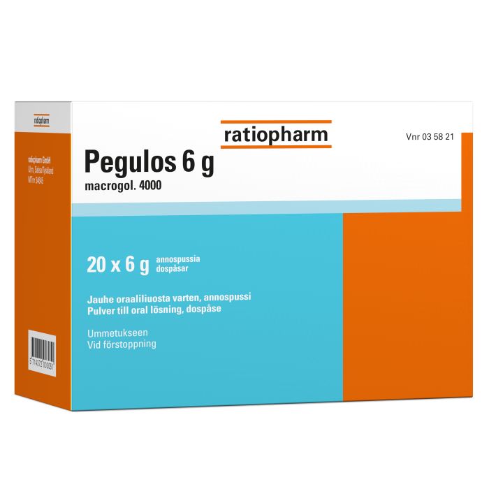 PEGULOS 6 g jauhe oraaliliuosta varten, annospussi 20x6 g bild 2