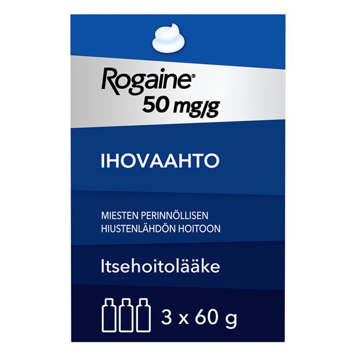ROGAINE ihovaahto 50 mg/g 3 x 60 g bild 4