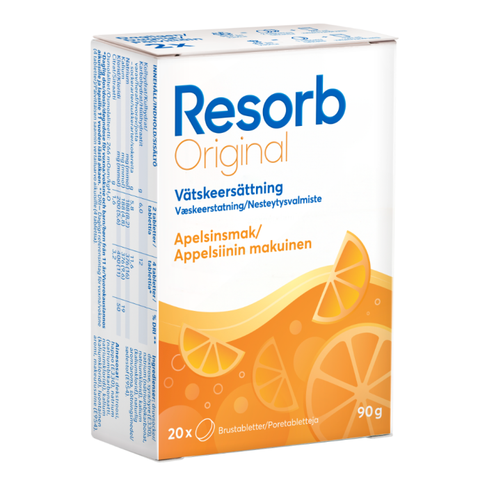 Resorb Original Appelsiini 2x10 tabl bild 1