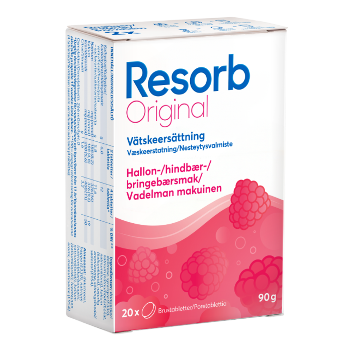 Resorb Original Vadelma 2x10 tabl bild 1