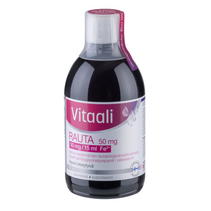 Vitaali Rauta 50 mg 500 ml bild 3