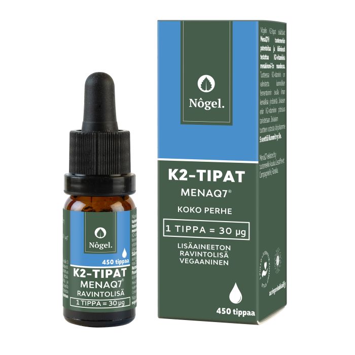 Nogel K2-tipat 30 mikrog/tippa 10 ml