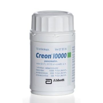 CREON 10 000 enterokaps, kova 100 kpl