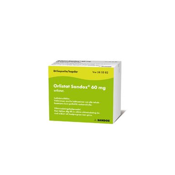 ORLISTAT SANDOZ 60 mg kaps, kova 84 fol