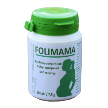 Folimama 500 mikrog 50 tabl