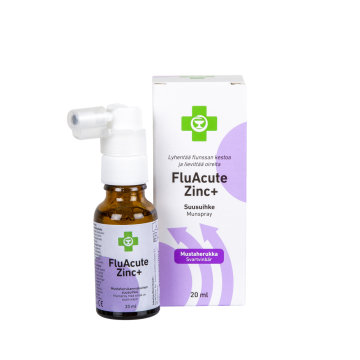 Apteekki FluAcute Zinc+ mustaherukka 20 ml
