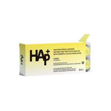 HAp+ Imeskelytabletti Sitruuna 16 kpl