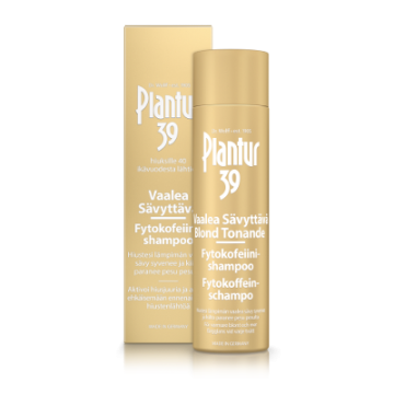 PLANTUR 39 FYTOKOFEIINISHAMPOO VAALEA SÄVYTTÄVÄ  250 ML