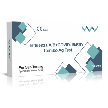Influenssa A/B+COVID-19/RSV Combo Test 1 kpl