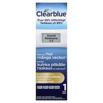 Clearblue digitaalinen raskaustesti viikkonäyttö 1 kpl