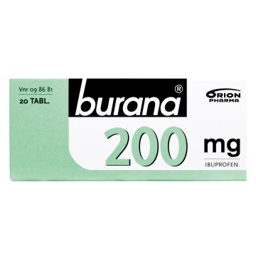 BURANA 200 mg tabl, kalvopääll 20 fol