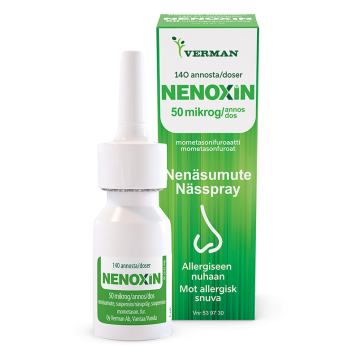 NENOXIN nenäsumute, suspensio 50 mikrog/annos 140 annosta