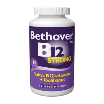 Bethover Strong B12 Mansikka 120 tabl