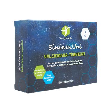 SININEN UNI VALERIAANA-TEANIINI X40 tabl