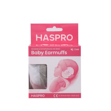 Haspro KIDS lapsen 0-3 v kuulosuojaimet pinkki 1 kpl