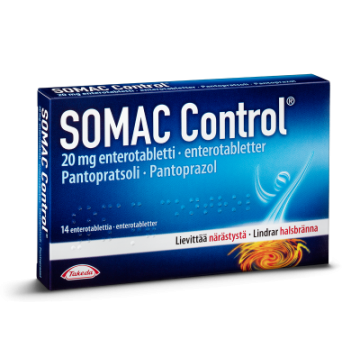 SOMAC CONTROL 20 mg enterotabl 14 fol