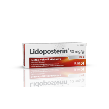 LIDOPOSTERIN 50 mg/g rektaalivoide (asetin)25 g