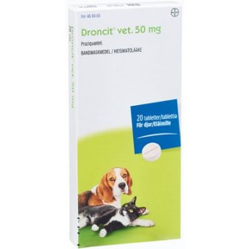 DRONCIT VET 50 mg tabl 20 fol