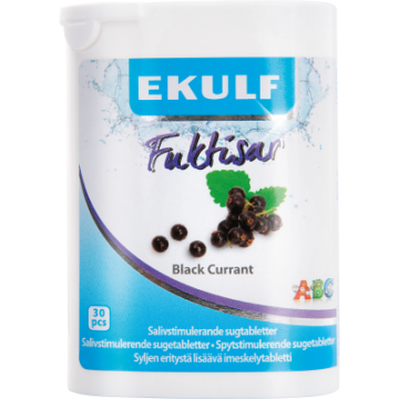 Fuktisar Mustaherukka kuivan suun tabletti 30 tabl