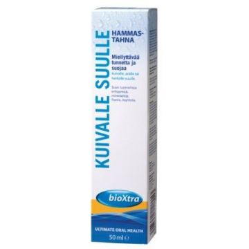 BIOXTRA HAMMASTAHNA  HELLÄVARAINEN KUIVALLE SUULLE 50 ML
