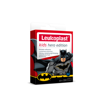 LEUKOPLAST KIDS HERO EDITION BATMAN 38x63MM 4, 19X56MM 8  1 kpl
