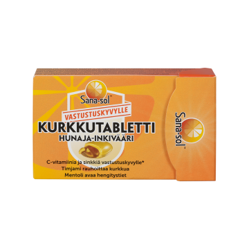 Sana-Sol Hunaja-Inkivääri kurkkutabletti  16 kpl