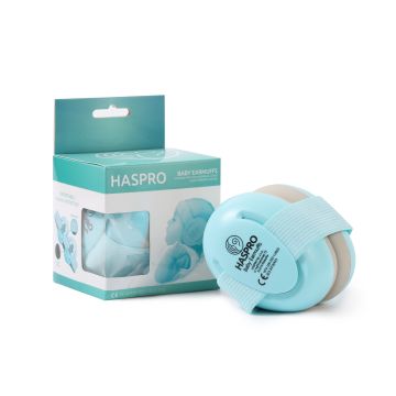 Haspro BABY vauvan/taaperon 0-3 v kuulosuojaimet mintunvihreä 1 kpl