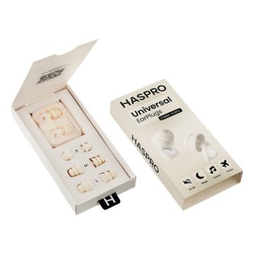 Haspro Universal silikonikorvatulppa + asetin pronssi 3 kokoa S/M/L 4 paria