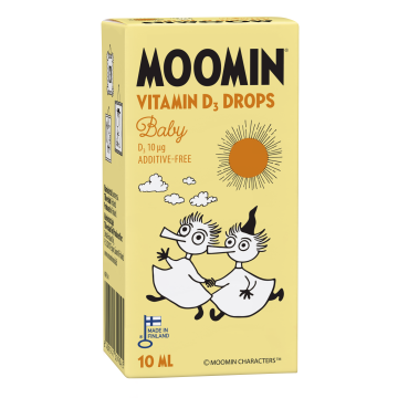 Moomin Vitamin D 10 µg Drops 10 ml