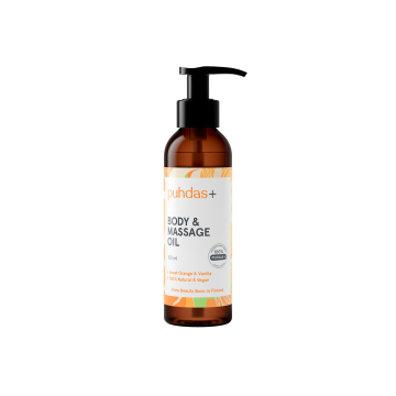 Puhdas+ Massage oil Orange&Vanilla 150 ml