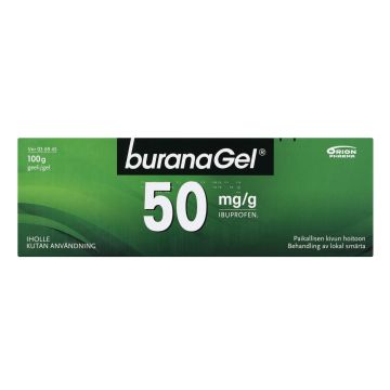 BURANAGEL 50 mg/g geeli 100 g